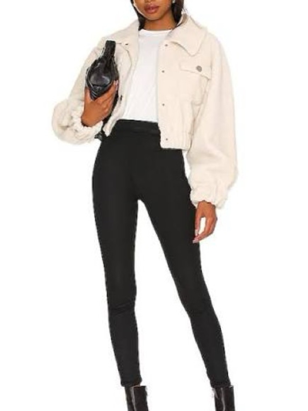 Lovers + Friends Black Jesse High-Waist Skinny Pants